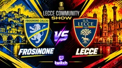 Frosinone-Lecce | 5-1 | La partita seguita insieme a Lecce Community Show